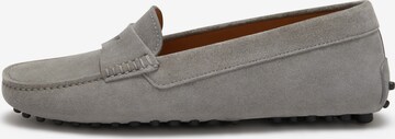 Isabel Bernard Moccasins in Grey: front