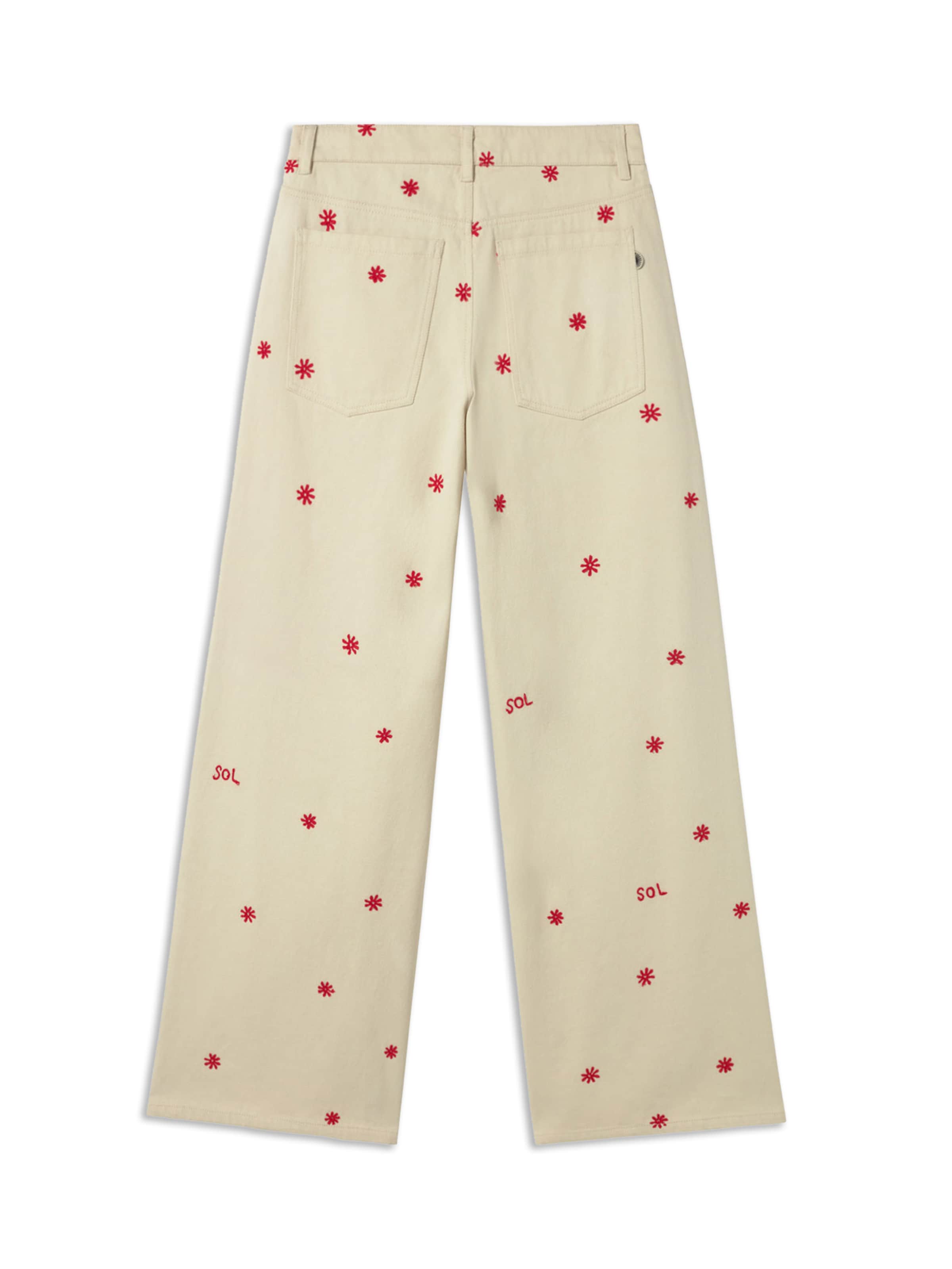 Thinking MU Loose fit Trousers ' SOL ' in White