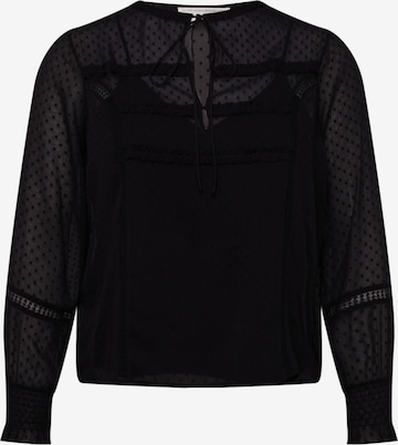 Guido Maria Kretschmer Curvy Blouse 'Ginny' in Black: front