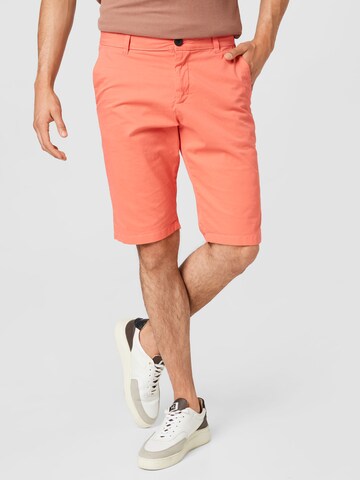 TOM TAILOR Regular Chino trousers in Orange: front