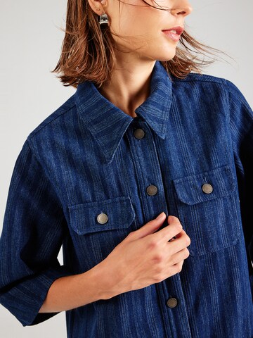 Global Funk Shirt dress 'Mira' in Blue
