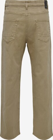 Only & Sons Loosefit Broek 'Edge' in Bruin