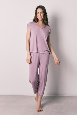 Pyjama Women' Secret en violet : devant