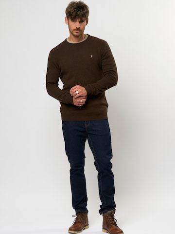 MCS Pullover ' Adrian ' i brun