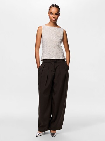 PIECES Top 'KAMMY' in White