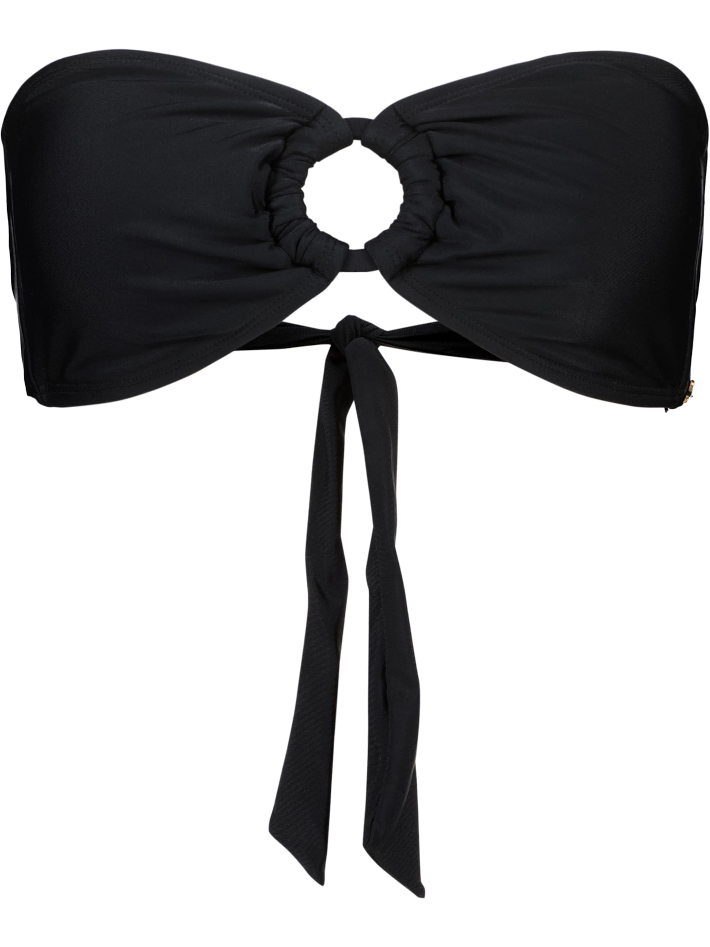 alife & kickin Bandeau Bikinitop 'KandyAK A' in Zwart: voorkant