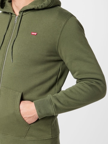 LEVI'S ® Zip-Up Hoodie 'Zip Up Hoodie' in Green