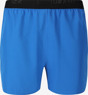 ENDURANCE Regular Shorts 'Letic' in Blau: Vorderseite