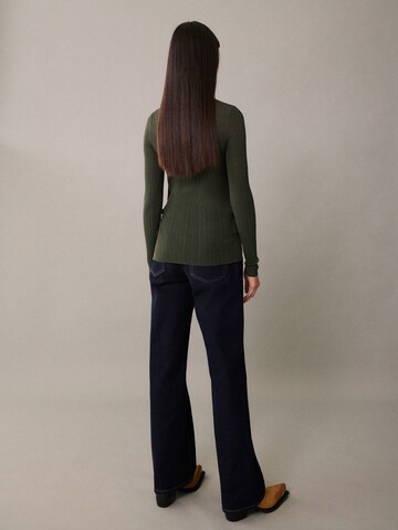 Pull-over 'VALLE' MANGO en vert