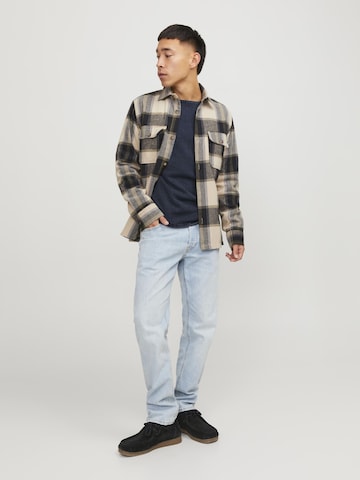 JACK & JONES Regular fit Пуловер 'JJLeo' в синьо
