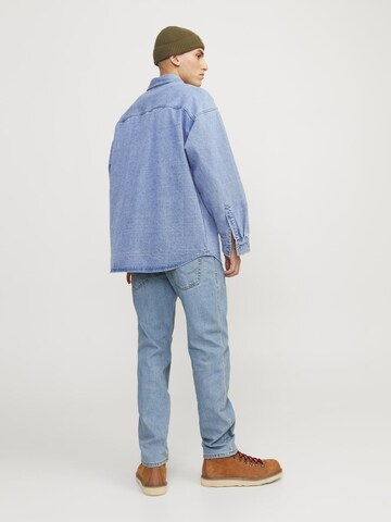 JACK & JONES Tapered Jeans 'MIKE ORIGINAL MF 704' in Blau