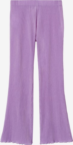 Regular Pantalon 'Monica' MANGO en violet : devant