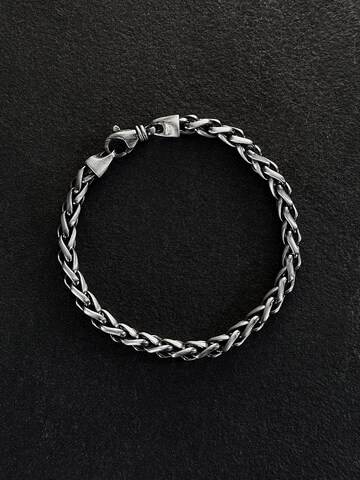 REYTEL Armband 'TIEMPO' in Silber: Vorderseite