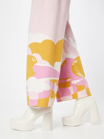 Helmstedt Široke hlačnice Hlače 'Ami' | roza barva