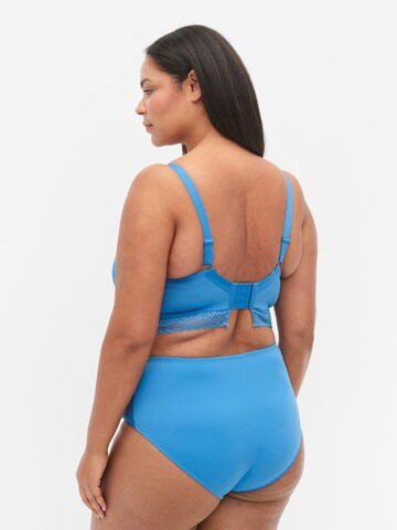 Devoted by Zizzi Slip 'FINI' in Blue