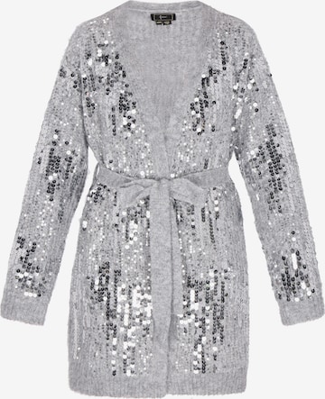 faina - Cárdigan en gris: frente