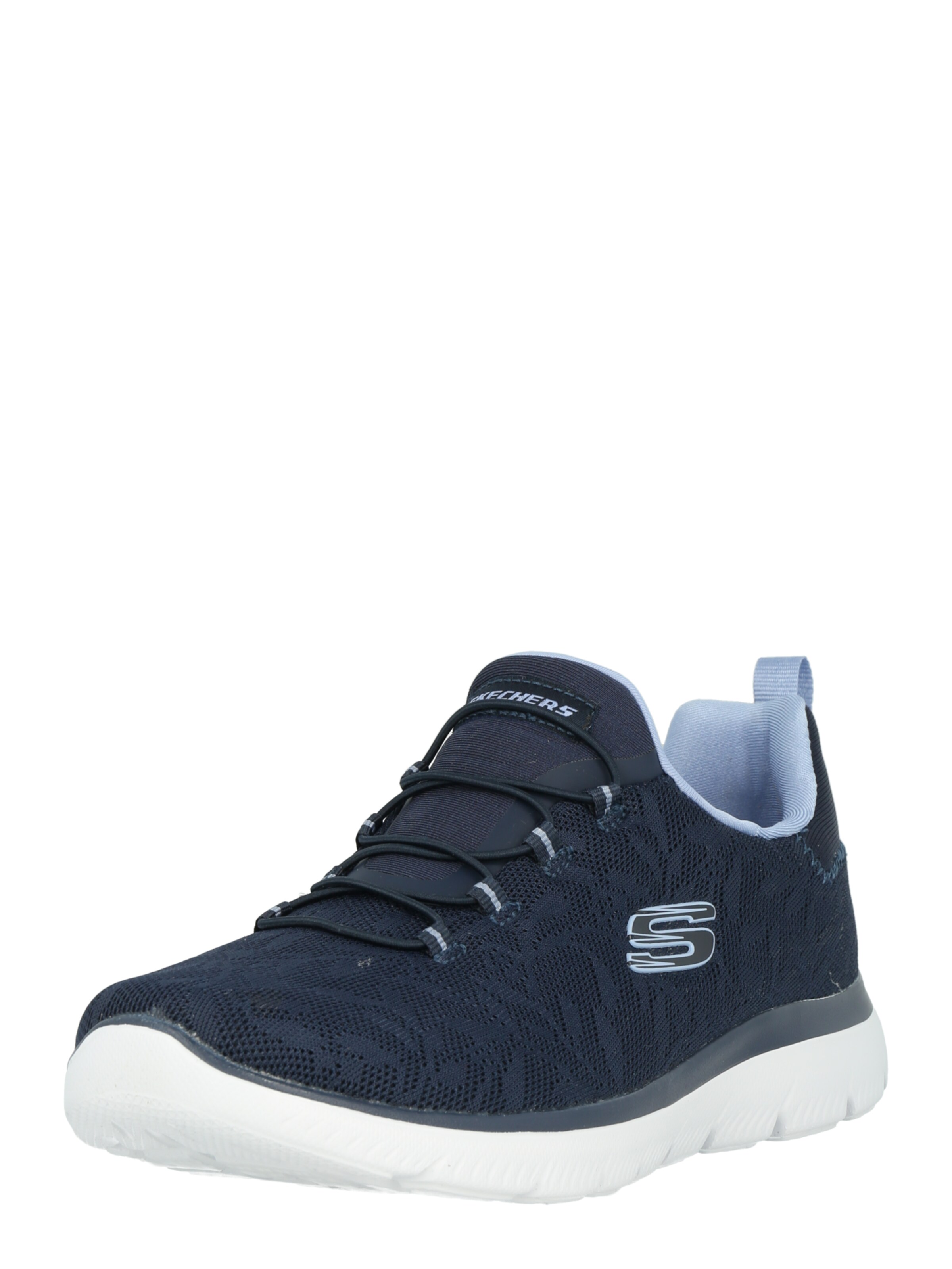 SKECHERS Slip-Ons in Blue: front
