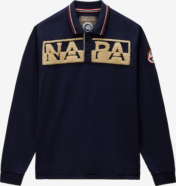 T-Shirt 'ARCHIVE' NAPAPIJRI en bleu : devant