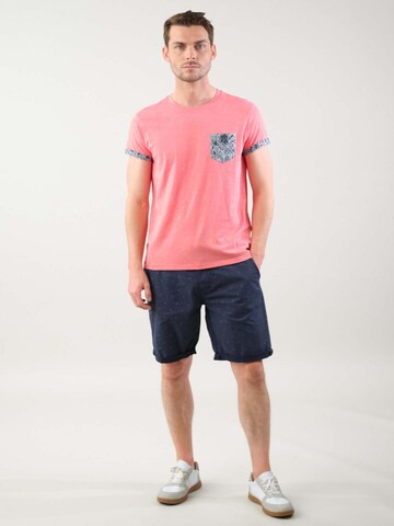 T-Shirt 'Shamar' Deeluxe en rose