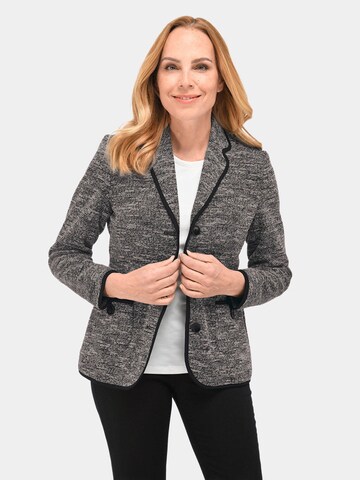Goldner Blazer in Schwarz: Vorderseite