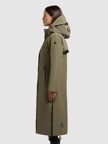 khujo Winter Coat 'LOFI3' in Green