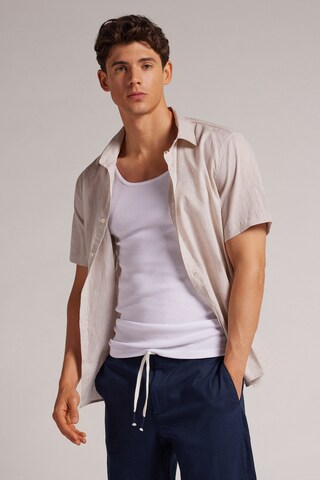INTIMISSIMI Regular Fit Hemd in Beige