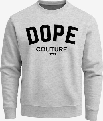 Neverless Sweatshirt 'Dope Couture' in Grau: Vorderseite