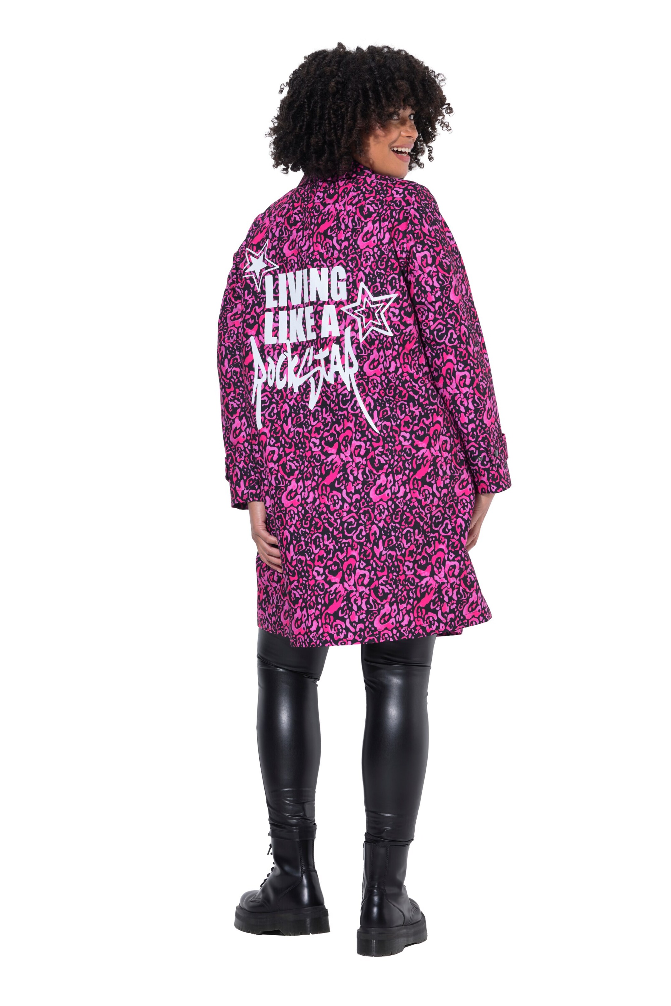 Angel of Style Tussenmantel in Roze