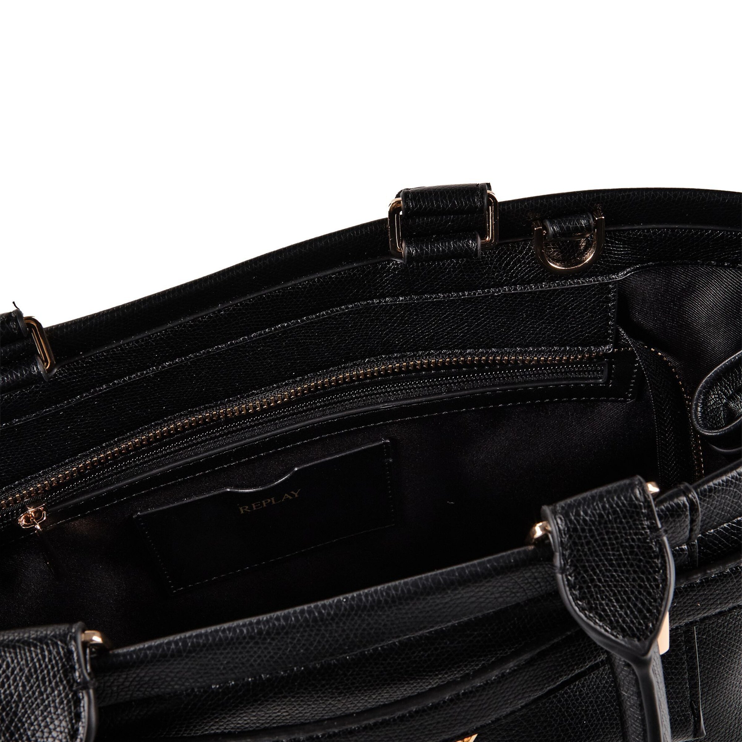 REPLAY Handtasche in Schwarz