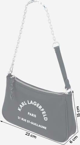 Karl Lagerfeld Schultertasche in Schwarz