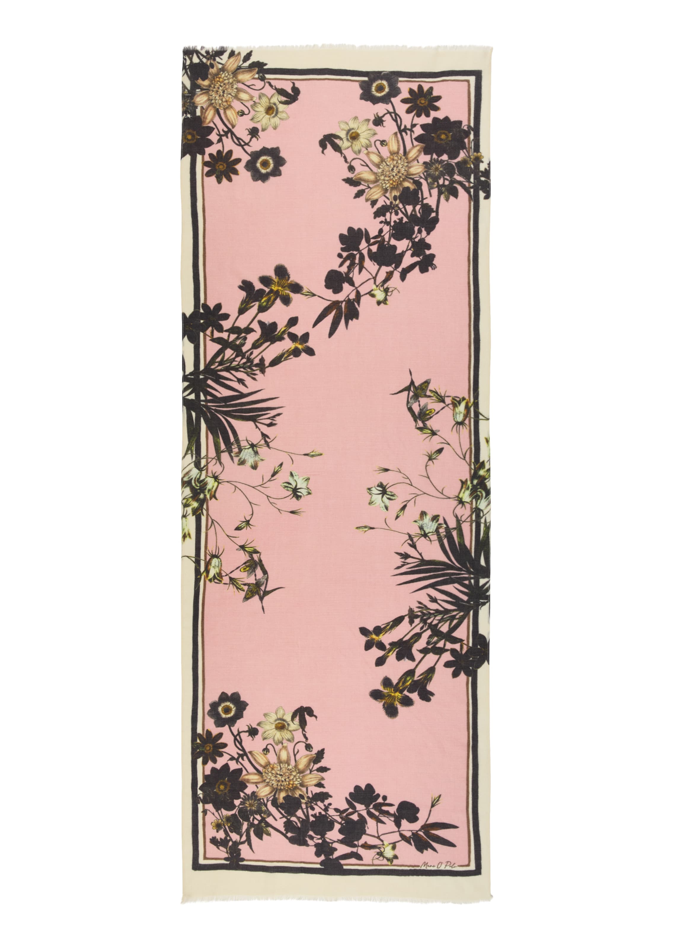 Écharpe Marc O'Polo en rose : devant