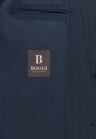 Boggi Milano Regular Fit Business-Sakko in Blau