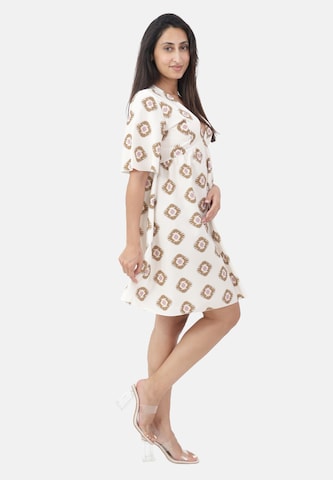 Elara Dress in Beige