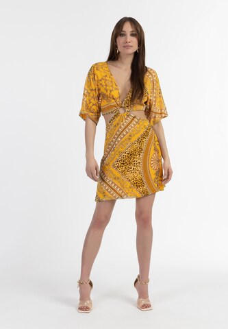 faina Dress in Yellow