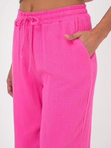 FRESHLIONS Loose fit Trousers 'Mila' in Pink
