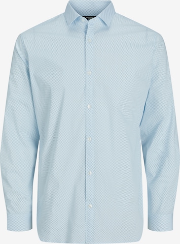 JACK & JONES Slim fit Button Up Shirt 'Blackpool' in White: front