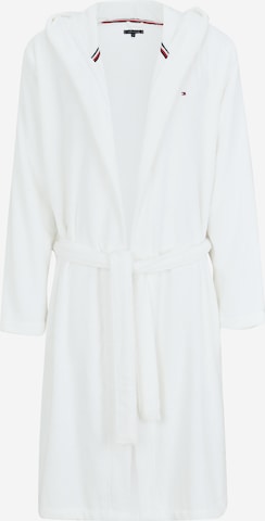 balta Tommy Hilfiger Underwear Trumpas vonios chalatas: priekis