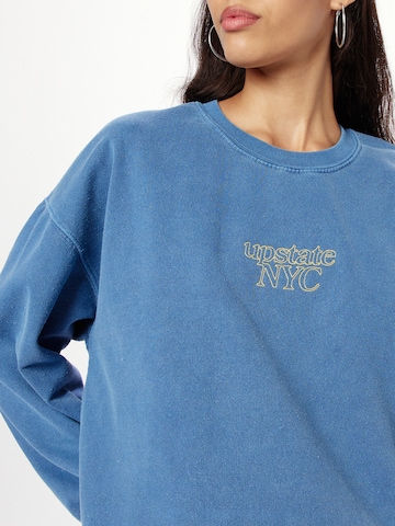TOPSHOP Sweatshirt in Blauw