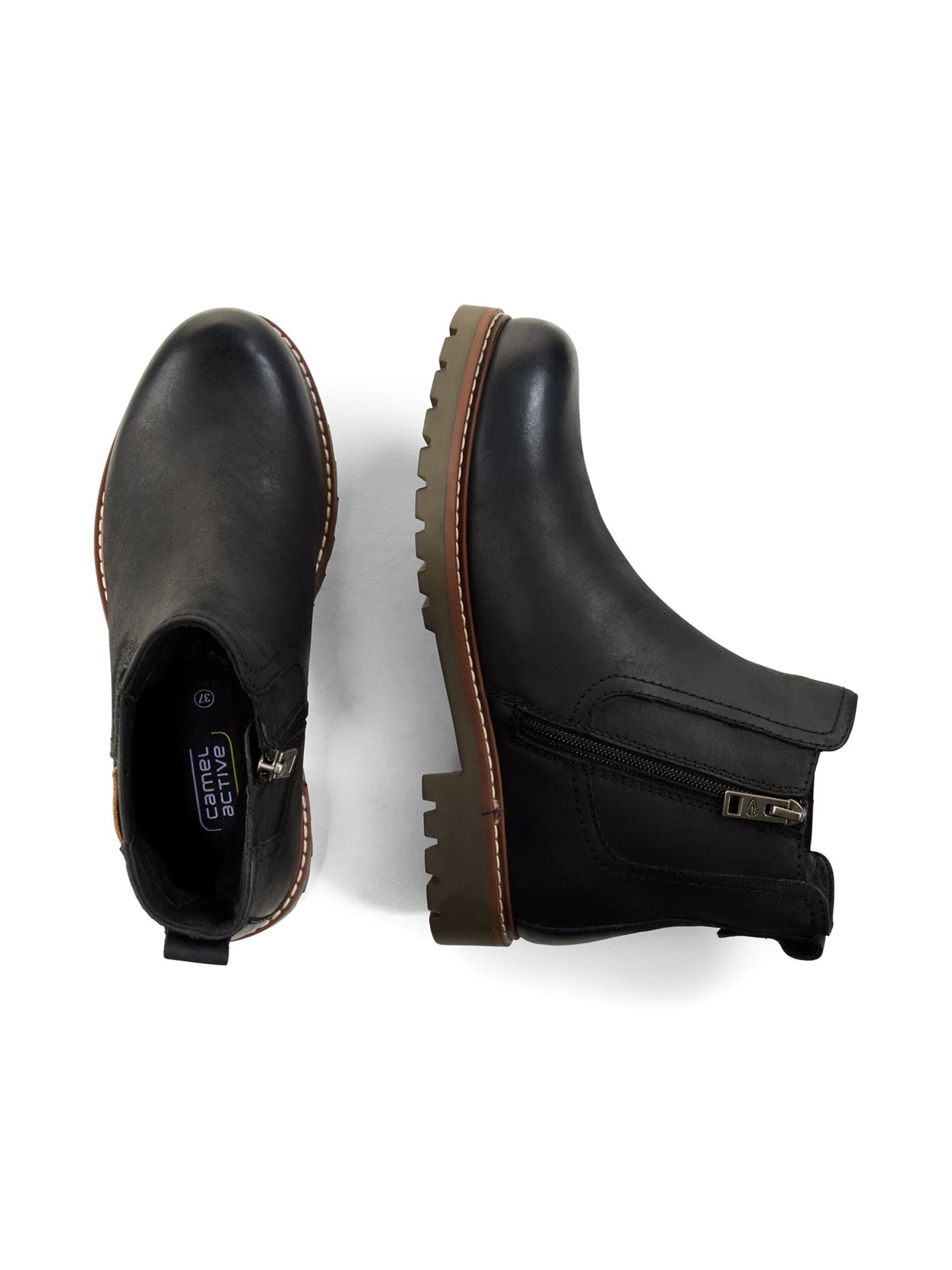 CAMEL ACTIVE Stiefelette 'TREK' in Schwarz