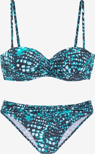BRUNO BANANI Bikini | modra / bela barva, Prikaz izdelka