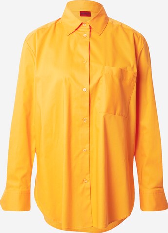 HUGO Bluzka 'Elodina' w kolorze pomarańczowy: przód