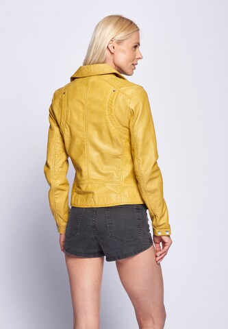 Maze Lederjacke 'Indiana' in Gelb