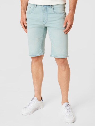 Petrol Industries Slimfit Shorts 'Jackson' in Blau: predná strana