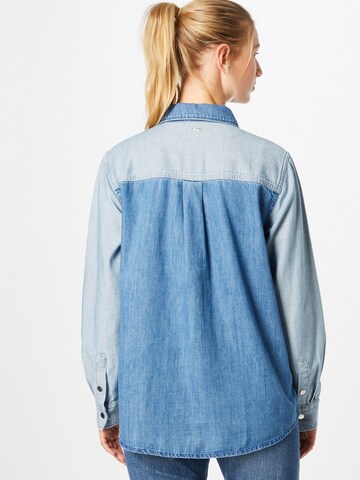 TOM TAILOR DENIM Bluse i blå