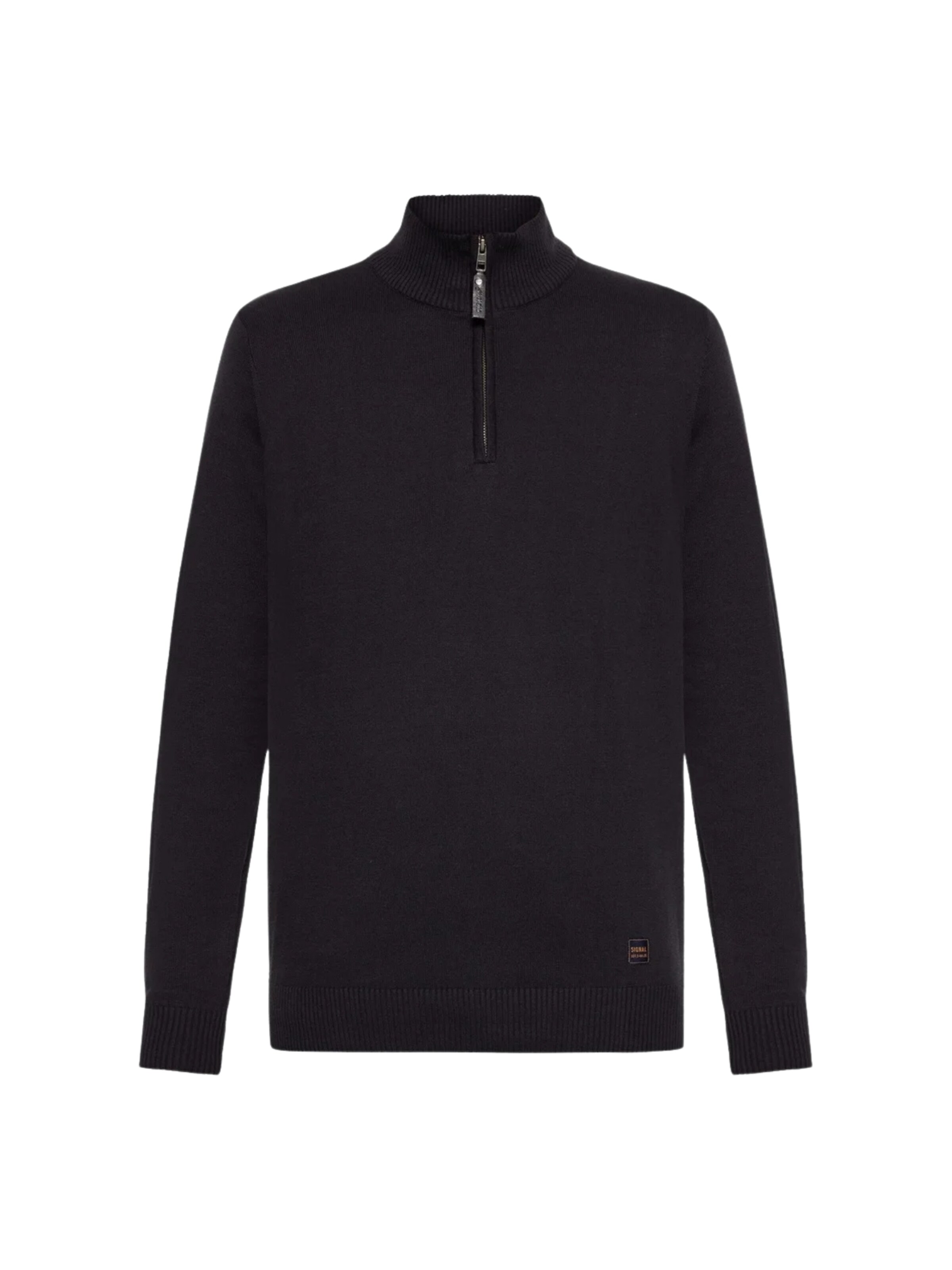 Signal Pullover 'Klaus' in Schwarz: Vorderseite