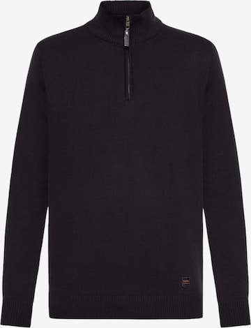 Signal Pullover 'Klaus' in Schwarz: Vorderseite