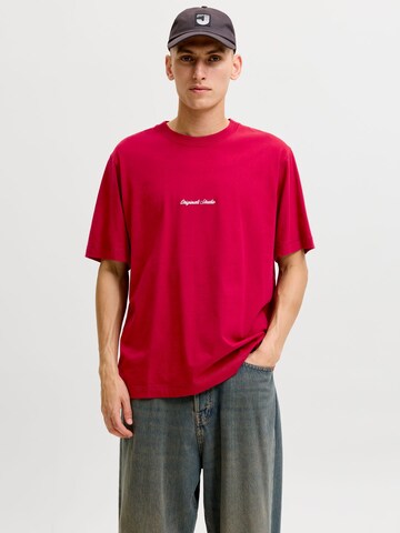 T-Shirt JACK & JONES en rouge : devant