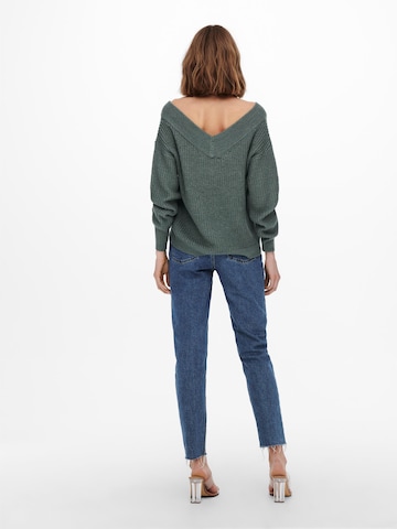 Pullover 'Melton' di ONLY in verde