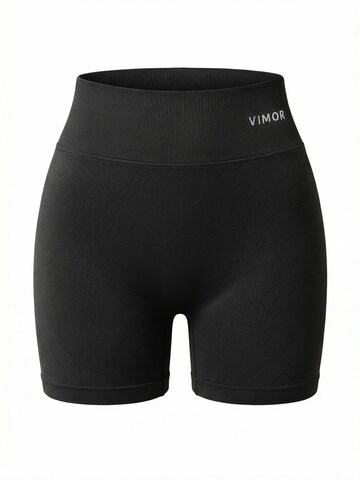 Vimor Skinny Leggings 'Joy Scrunch Shorts' in Black: front