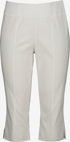 Ulla Popken Pants in White: front